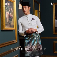 (Free Sampin) BAJU MELAYU OFF WHITE ULTIMATE 2.0 2024 C7 ELRAH EXCLUSIVE Slim Fit