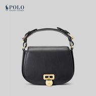 Polo Ralph Lauren กระเป๋าผู้หญิง Leather Medium Tanner Crossbody Bag รุ่น WALRBAG03520214 สีดำ