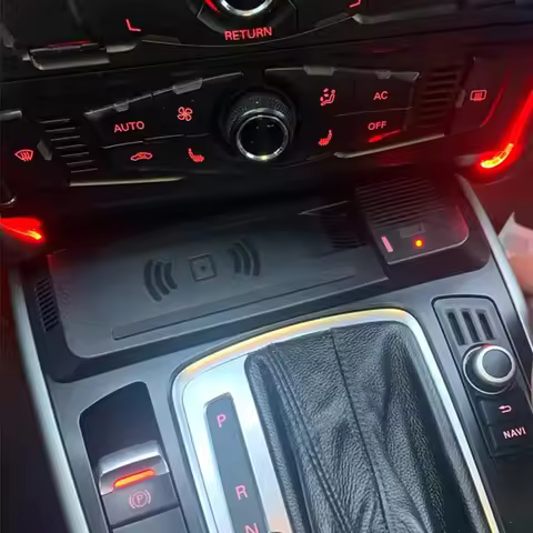 15w car Fast phone charger for Audi Q5 SQ5 A4 B8 B9 A4 Allroad A5 S5 RS5 wireless charging mobile ho