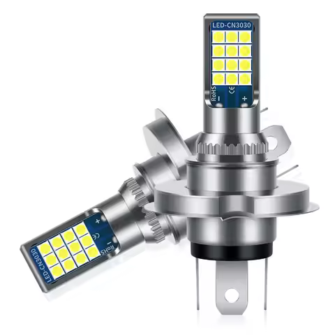 1Pc Motorcycle H4 H7 H1S 9003 LED Headlight Hi/Lo Bulbs 6000K White for Kawasaki Z125 Pro Z series S