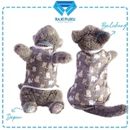 Baju Kucing Lucu Murah Motif Kucing Abu Abu Cowo Cewe Jantan Betina Hewan Kecil