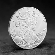 Io Winged Eagle 2025 American Eagle Foreign Walking Goddess Commemorative Statue of Liberty Craft Gi
