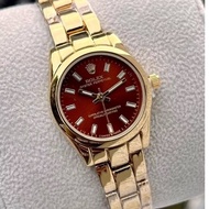 Stock baru【Datejust】 Rolex Jam tangan perempuan quartz analog women's Watches 32mm stainless steel n
