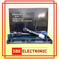 Ezitech UR-88 UHF Dual Channel Wireless Microphone