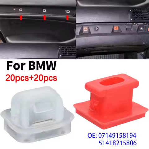 40pcs Car Door Interior Dashboard Dash Trim Moulding Clips For BMW 3 Series E46 E90 E91 E92 E93 X3 X