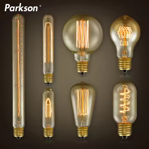 Retro Edison Bulb E27 220V 40W Ampoule Dimmable Vintage Bulb Edison Lamp Incandescent Light Bulb Hom