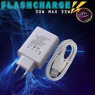 Charger VIVO 30W MAX 33W FLASH CHARGING 1set Micro USB/C