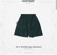 灰綠2 Goopi 孤僻 “SR-1L” SOFTBOX Zipper Utility Shorts