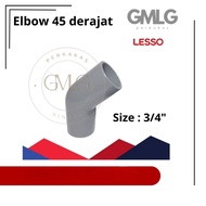 Elbow 45 degrees 3/4