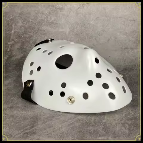For Halloween White Jason Mask New Freddie Vs. All White Pure White Jason Scary Funny Mask