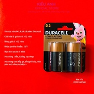 Pin đại size  D  LR20 Alkaline Duracell MN1300 vỉ 2 viên Pin   - VPP Kiều Anh
