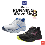 MIZUNO WAVE SKY 8  MEN รองเท้า มิตซูโน่ รองรับการวิ่ง หน้ากว้าง และออกกำลังกาย