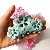 S38 Ice Cream Color Hair Grab Clip Grip Handle Fashionable Popular Korean Version Color Grab Clip 1 