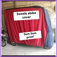 ✢ ❁ ☜ E-BIKE 3 wheels COVER (WATER REPELLANT)