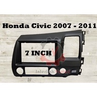 Frame tape head unit 2din Honda Civic 2008 - 2011