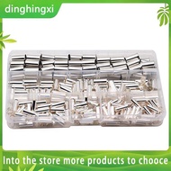 【dinghingxi2】240PCS Wire Copper Crimp Fitting Ferrules,AWG 4,6,8,10 Non Insulated Cable Housing Ferr