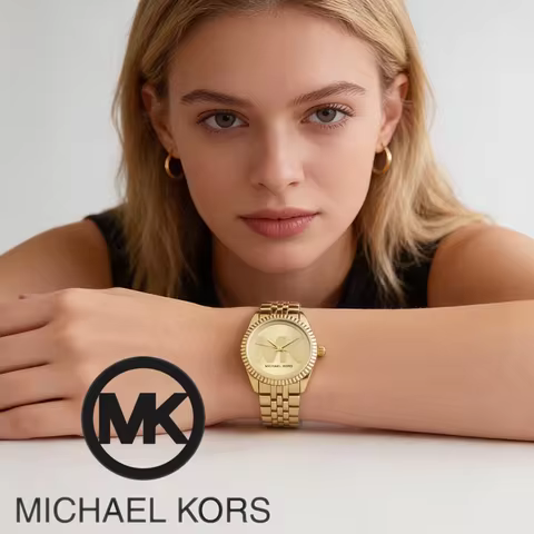 The New Michael Kors Women's Quartz Watch Features a Stylish Business Style, Luxurious Design, and a