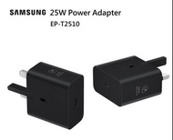 Samsung 25W Power Adaptor, EP-T2510 快充通用型旅行充電器 ( 含 Type C to C 充電線 )，Compatible with Galaxy Phone, Buds, Watch，100% Brand new!