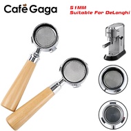 Coffee Bottomless Portafilter for Delonghi EC680 EC685 Filter Replacement Filter Basket Espresso Mac