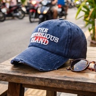 Washed Cotton Baseball Cap Iceland Embroidery Korean Style Adjustable Unisex Sun Hat