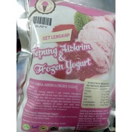 SET LENGKAP SERBUK AISKRIM / FROZEN YOGURT