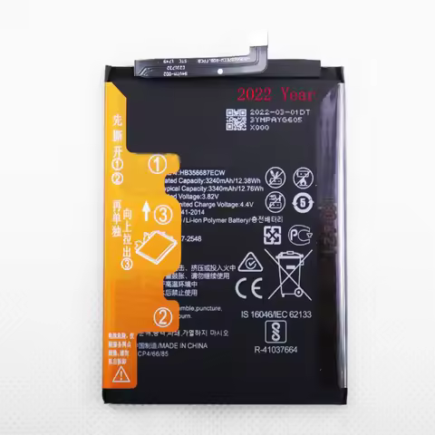 Original 3340mAh HB356687ECW Battery For Huawei Mate 10 Lite P30 Lite G10 / Nova 2 Plus 2i 3i 4e / H