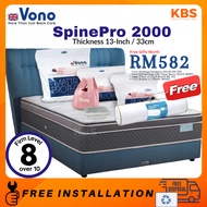 (FREE Shipping+Installation) Vono SpinePro 2000 Mattress (Tilam ) | 15 years Warranty | Pocketed Spr