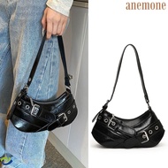 ANEMONE Y2k Shoulder Bags, Y2K Gothic Belt Buckle Armpit Bag, Fashion Punk Harajuku Casual Spicy Gir