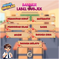 LABEL SUBJEK MATA PELAJARAN SEKOLAH