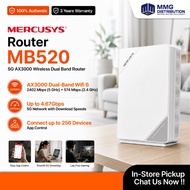 Mercusys MB520-5G 5G Router | WiFi 6 AX3000 | SIM Card Plug & Play | OpenVPN VPN Server | EasyMesh D