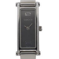 【日本直送】GUCCI 古馳 1500L 不鏽鋼石英腕錶 指針式顯示 銀色錶盤 女款【二手】