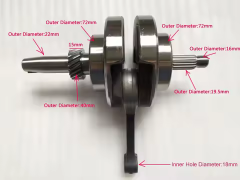 Motorcycle Engine Crankshaft Assy For Zongshen Water-Cooled CG300