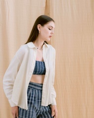 Palit Penne crop top (Cobalt)