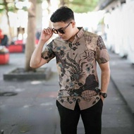 GTOutlet- kemeja batik kerja pria lengan pendek grosir lusinan kodian 50 varian