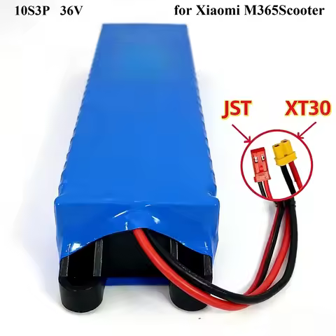 Upgraded 36V 6.6Ah-10.5Ah 10S3P Scooter Battery Pack for Xiaomi M365, Waterproof Design Long Life Re