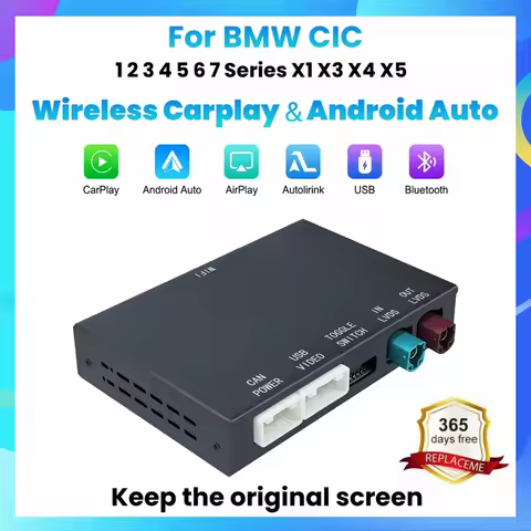 Wireless CarPlay Android Auto for BMW NBT CIC Mini R55 R56 R57 R58 R59 R60 R61 F54 F55 Clubman Count