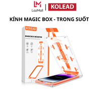 Cường lực tự dán bản cao cấp MAGIC BOX dành cho điện thoại IPHONE KOLEAD - Thích hợp cho nhiều đòng