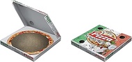 Croci Love Pizza Cardboard Cat Scratching Post for Adult Cats, 2 Reversible Layers, Non-Slip Feet, I