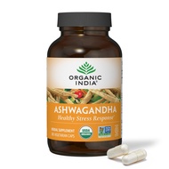 ORGANIC INDIA Ashwagandha Capsules - Organic Ashwagandha Supplement - Vegan Ashwagandha Root, Gluten