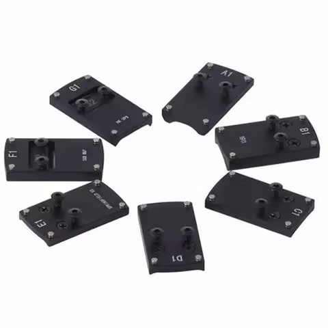 Optics Pistol Sight Mount Base Low Profile Fit for G17 G19 1911 S P226 Springfield XD S&W M&P Red Do