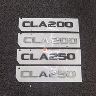 Mercedes Benz AMG Logo AMG Emblem CLA200 CLA250 Silver Gloss Black Logo