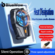 BlueWow【R1/Al01/X52】 Cooling Fans For Mobile Phone Rechargeable Battery Silent Cooler Three Speed Ad