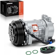 A-Premium AC Compressor Replacement for Kenworth C500 1981-2010 T2000 T400 Kenworth T600A T800, 6PK,