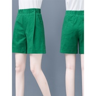 Cotton Linen Shorts Women Summer Thin Five-point Pants Loose Slimmer Look Outer Wear 5-point Middle 