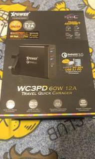 XPOWER WC3PD PD + QC3.0 USB C 充電器 火牛 60W