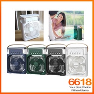 Mini kipas Aircond Pelembap Aircond Kipas Penyejuk Air Dengan Lampu LED Mini Aircond Air Cooler Fan 