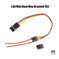 Koqzm 1.8A Dual Brushed ESC Speed Control For New 1 Second Radio Car