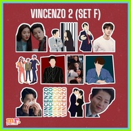 ♒    50 PCS| VINCENZO STICKERS CASSANO KDRAMA WATERPROOF STICKERS FOR LAPTOP LUGAGGE TUMBLER AQU