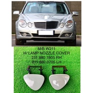 MERCEDES BENZ W211 E200 HEADLAMP NOZZLE COVER