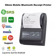 Thermal Printer Bluetooth Mobile Printer 58mm Mini Printer SRS 69Topup Payhere POS Restaurant Barcode Label Printing